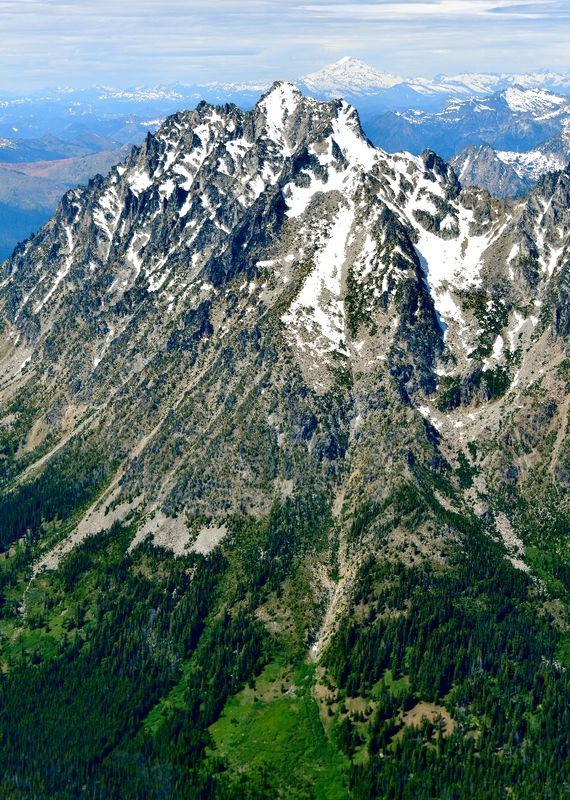 Mount Stuart, Sherpa Peak, Eightmile Mountain, Glacier Peak, Washington 095  