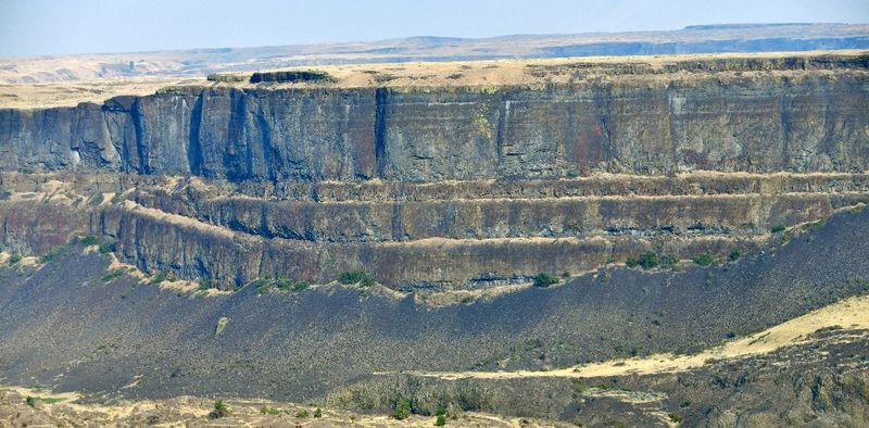 Rock Formation from Columbia River Basalt Group, Waterville Plateau, Banks Lake, Upper Grand Coulee, Washington 265