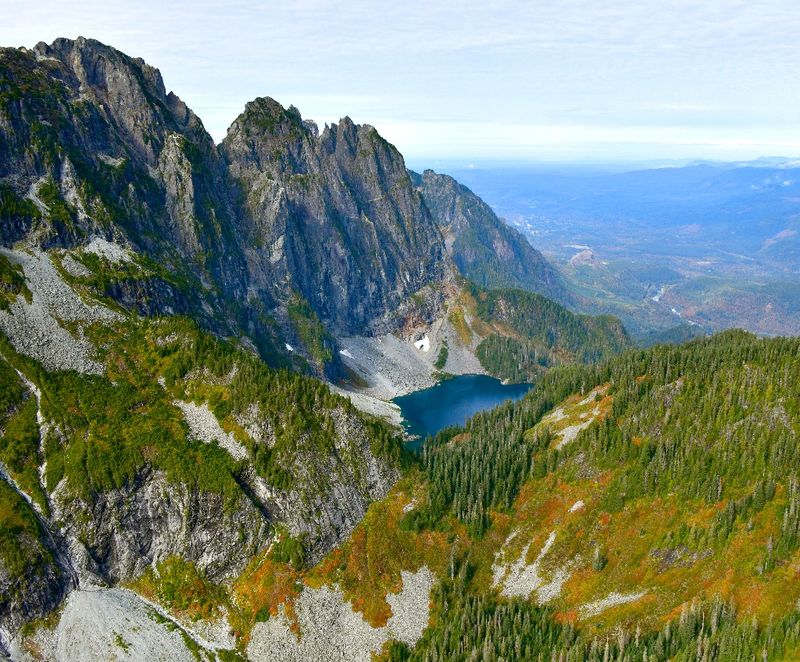 Mount Index, Middle Index, North Index, Lake Serene, Philadelphia Mountain, South Fork Skykomish River, Cascade Mountains