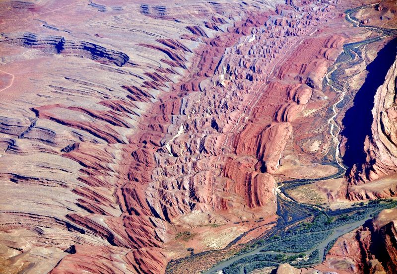 Comb Wash, San Juan River, San Jaun Hill, Comb Ridge, Bears Ears National Monument, Moenkopi Formation, Rico Formation, West of 