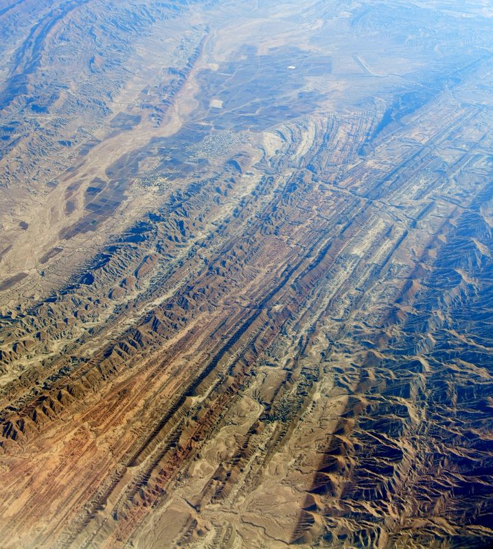 Desert landscape of Western Iran, Fars Province 3785a  