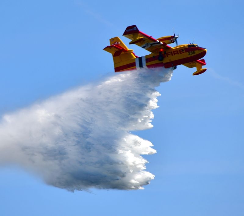 Bridger Super Scooper over Lake Mohave, Nevada and Arixona 684 