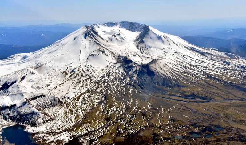 Mount St. Helens National Volcanic Monument, Lava Dome, Crater Glacier, The Breach, Dogs Head Peak, Steps Falls, Loowt Falls