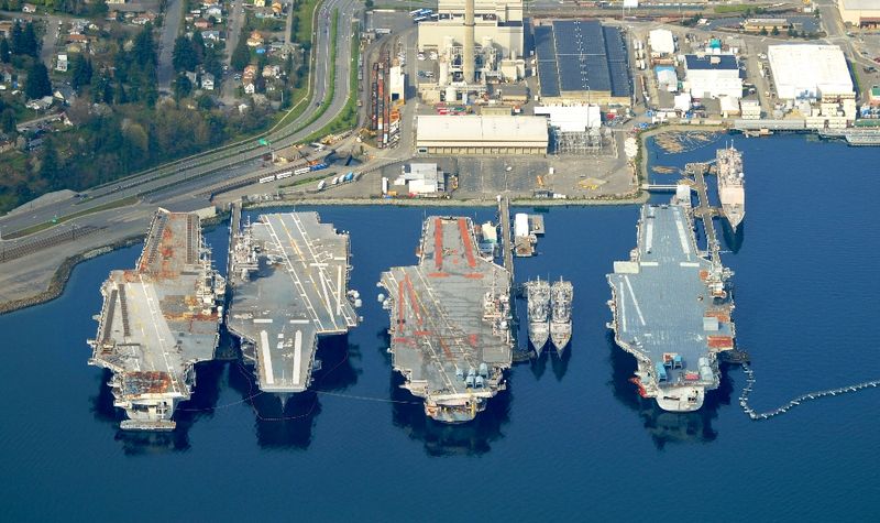 USS Independence (CV-62), USS Kitty Hawk (CV-63), USS Constellation (CV-64), USS Ranger (CV-61), Brementon Naval Shipyard, WA