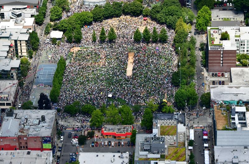 Cal Anderson Park NO KING March, Seattle, Washington 072 