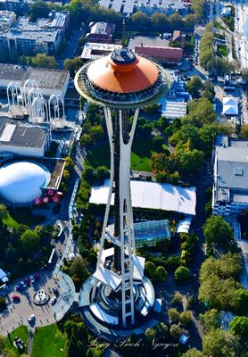 Space Needle, Pacific Science Center, Chihuly Glass Garden, Seattle Center, Seattle, Washington 455