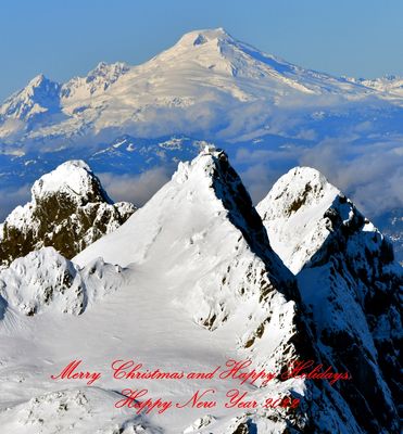 Three Fingers Mountain, Three Fingers Lookout, Lincoln Peak, Black Buttes,  Mount Baker, Sherman Peak, Cascade Mountains 