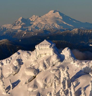 Mount Pilchuck Lookout on Mount Pilchuck, Mount Baker, Cascade Mountains, Washington 364a  