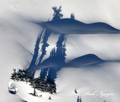 Shadows on Easter Peak, Cascade Mountains, Washington 405