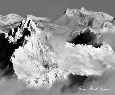 Spire Point, Spire Glacier, Bonanza Peak, North Cascades Mountain, Washington 745  