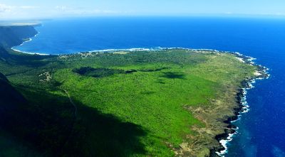 Kalaupapa Peninsula, Kauhako Crater, Molokai Lighthouse, Kalaupapa Airport, Kalaupapa, Molokai, Hawaii 273 
