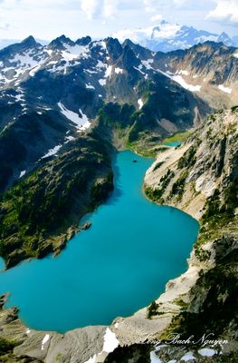 Berdeen Lake, Hagan Mountain, Mount Blum,Mount Shuksan, North Cascade Mountain, Washington 639  