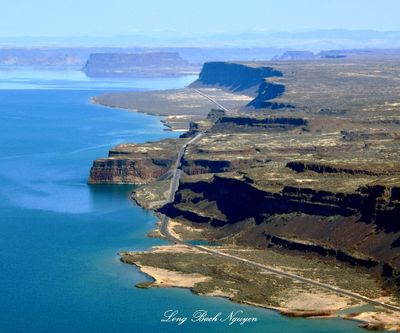 Banks Lake, Upper Grand Coulee, Steamboat Rock State Park, Coulee City, Washington 278 