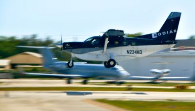 The Idaho Roughrider Kodiak arriving in Fort Lauderdale Executive Airport, Florida 009  