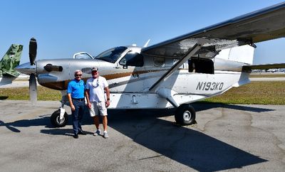 Allen and Mike with Flying Coconut Kodiak, FXE airport, Florida 058  