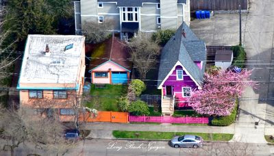 Colorful House in University District, Seattle, Washington 1250 