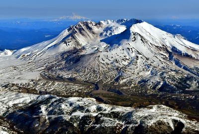 Mount St. Helens National Volcanic Monument, Lava Dome, Crater Glacier,  