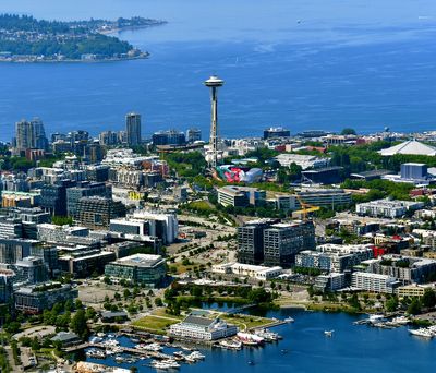 Museum of History & Industry,  The Center for Wooden Boats, Lake Union Park, Goose Beach, Space Needle, Museum of Pop Culture, P