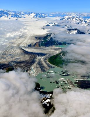 Glacier Bay National Park, Brady Glacier, Abyss Lake, Threesome Mountain, Alaska 646  