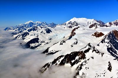 Finger Glacier, Mount La Perouse, La Perouse Glacier, Mount Dagelet, Mount Crillon, Mount Fairweather, Fairweather Range 