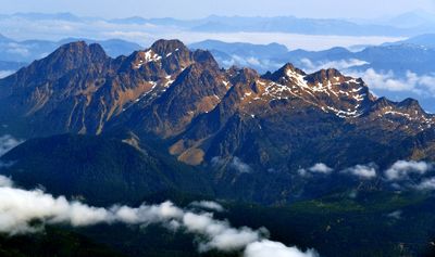 North Twin Sister, South Twin Sister, Skookum Peak, Kloke Peak, Cinderella Peak, Cascade Mountains, Washington 167