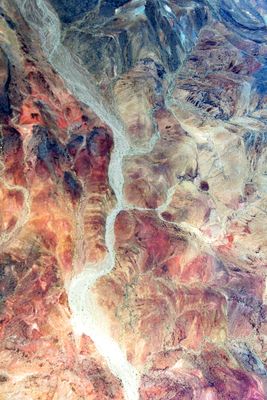 Colorful Rock Formation of Cady Mountains in the Mohave Desert, Ludlow, California 437  