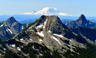 Big Snow Mountain, Snow Peak, Mount Rainier, Kaleetan Peak, Cascade Mountains, Washington 345 