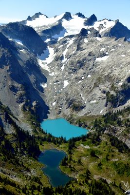 No Name Lake, Jade Lake, Dip Top Ga[, Mount Daniel, Cascade Mountains, Washington 336 