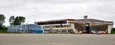 Old WW2 Yakutat AAF Hanger, Yakutat Airport PAYA, KYAK 686 