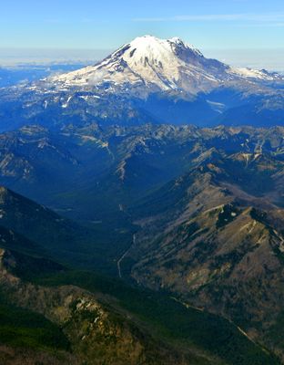 State Route 410, Mather Memorial Parkway, Americian Ridge, Fifes Ridge, Gold Hills, Crystal Mountain, Chinook Pass, Yakima Peak,