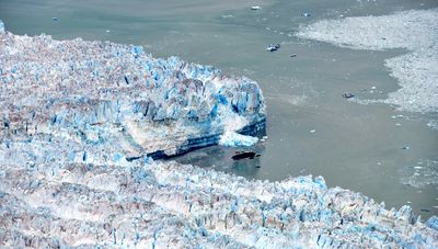 Hubbard Glacier in Disenchantment Bay, Yakutat Bay, Yakutat Alaska 1009  