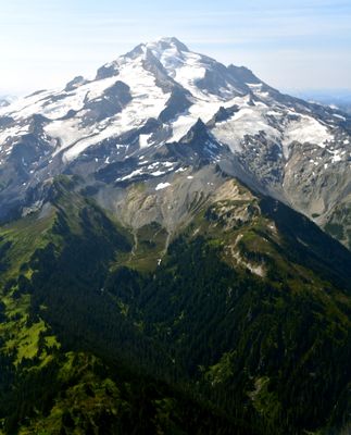Glacier Peak, Kennedy Peak, Kennedy Glacier, Vista Glacier, Vista Ridge, Washington  