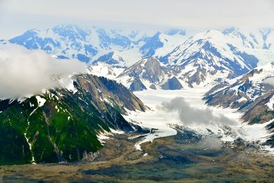 Hayden Glacier, Flora Hills, Mount Cook, Wrangell St Elias National Park, Alaska 1104  