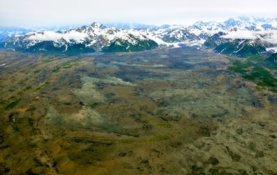 Malaspina Glacier, Marvine Glacier, Pinnacle Pass Hills, Mount Cook, Wrangell-St Elias National Park, Alaska 1116