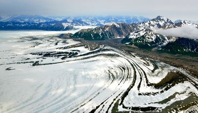 Malaspina Glacier, Hitchock Hills, Seward Glacier, Wrangell-St Elias National Park, Alaska 1136 