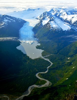 Kenai Mountains, Placer River, Spencer Glacier, Bartlett Glacier, Chugach National Forest, Portage Alaska 251