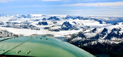 Kodi Bear Kodiak 100 flying over Keai Mountains, Alaska 