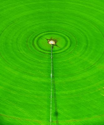 Green Crop Circle in Mattawa, Washington 225   