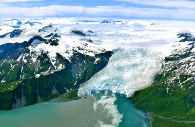 Kenai Fjords National Park, Harding Icefield, Aialik Glacier, Skee Glacier, Aialik Bay, Kenai Mountain, Alaska 1661