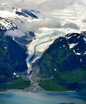 Dinglestadt Glacier, East Arm, Kenai Mountains, Alaska 1718  