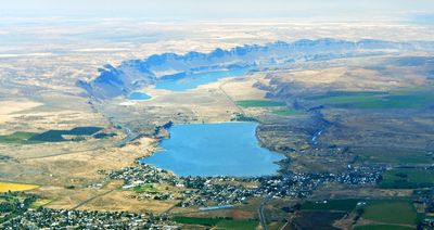 Soap Lake, Lenore Lake, Lower Grand Coulee, Washington 067
