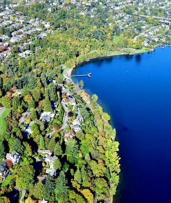 Mount Baker Beach, Colman Park, Mt Claire Park and Drive, Lake Washington Boulevard Park, East Portal Viewpoint, Seattle, Washin