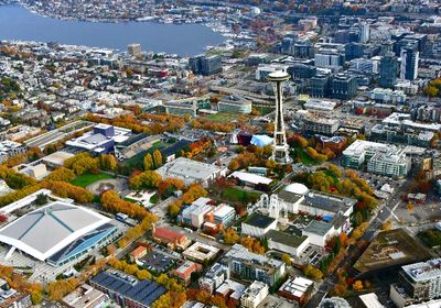 Space Needle, Seattle Center, Chihuly Glass Museum, Pacific Science Center, Museum of Pop Culture, Lake Union, MOHAI,  Seattle, 