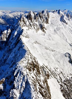 Aerial Cascade Mountains