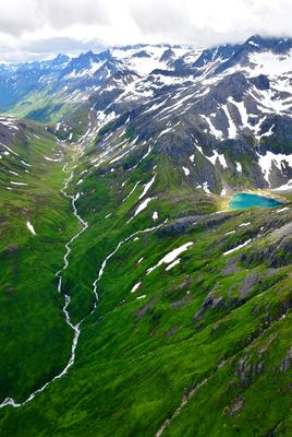Koniag Glacier and Peak, Kodiak National Wildlife Refugee, Kodiak Island, Alaska 2135  