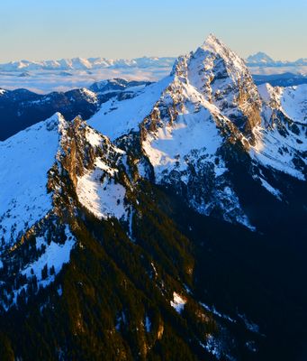 Sloan Peak and Mount Stuart, Cascade Mountains, Washington 143  