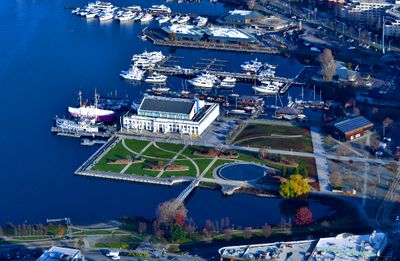 Lake Union Park, Fountain at Lake Union Park, Lake Union Park Bridge, Museum of History & Industry (MOHAI), Historic Ships Wharf