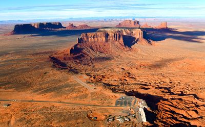 The View Hotel, Monument Valley Navajo Tribal Park, Sentinel Mesa, Eagle Mesa, Setting Hen, Brigham Tomb, Stagecoach, Bear-Rabbi