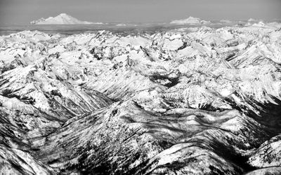 Aerial Cascade Mountains