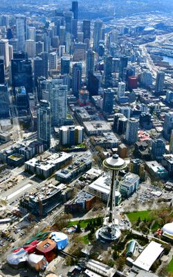 Space Needle, MoPOP, Seattle Center, Seattle Monorails, 5th Ave, Seattle Skyline, Alaskan Way, Seattle Waterfront, Lumen Field, 